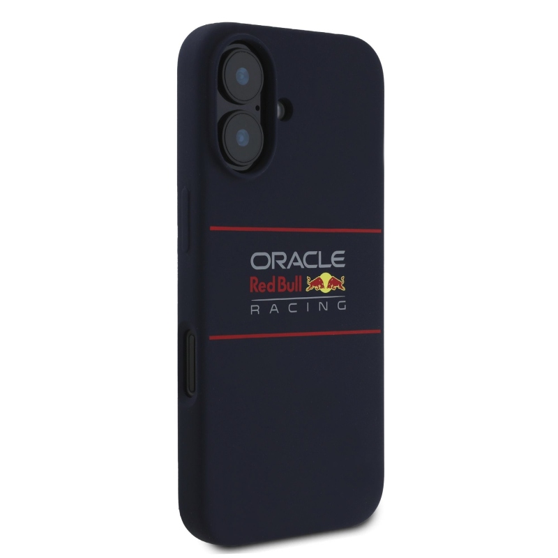 Red Bull szilikon vízszintes logós MagSafe hátlap iPhone 16-hoz Navy