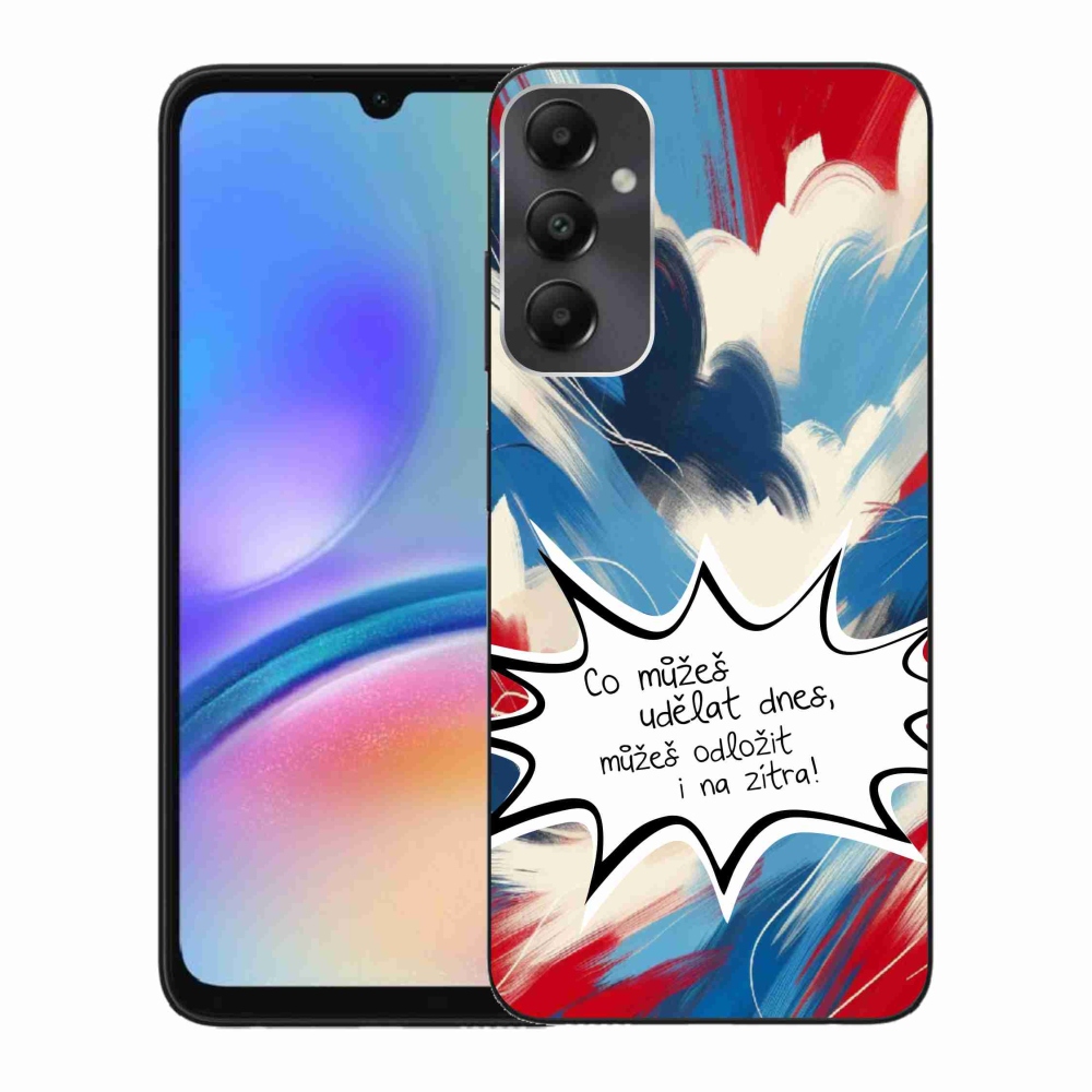 Gél borító mmCase Samsung Galaxy A05s készülékhez - vicces szöveg 9 fehér háttér