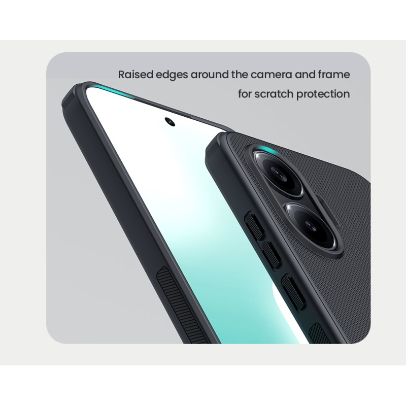 Nillkin Super Frosted PRO hátlap a Poco F7 Fekete modellhez