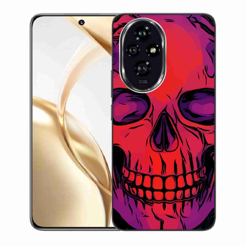 Gél tok mmCase a Honor 200 5G számára - koponya