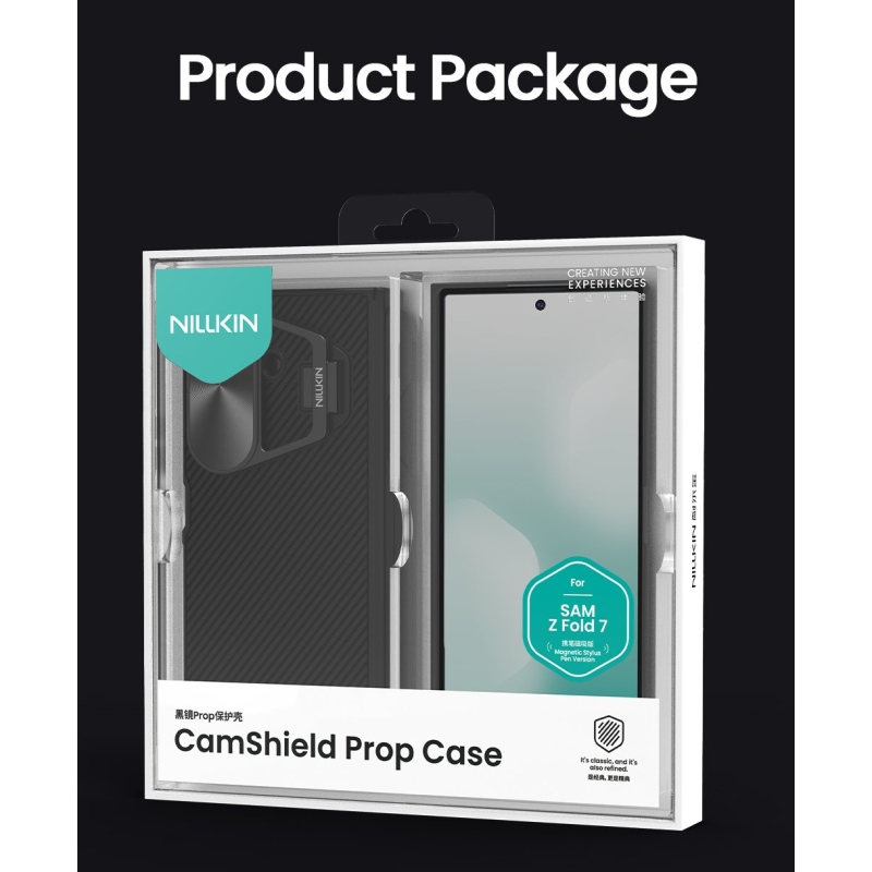 Nillkin CamShield Prop mágneses tolltartó hátlap Samsung Galaxy Z Fold 7 fekete fekete