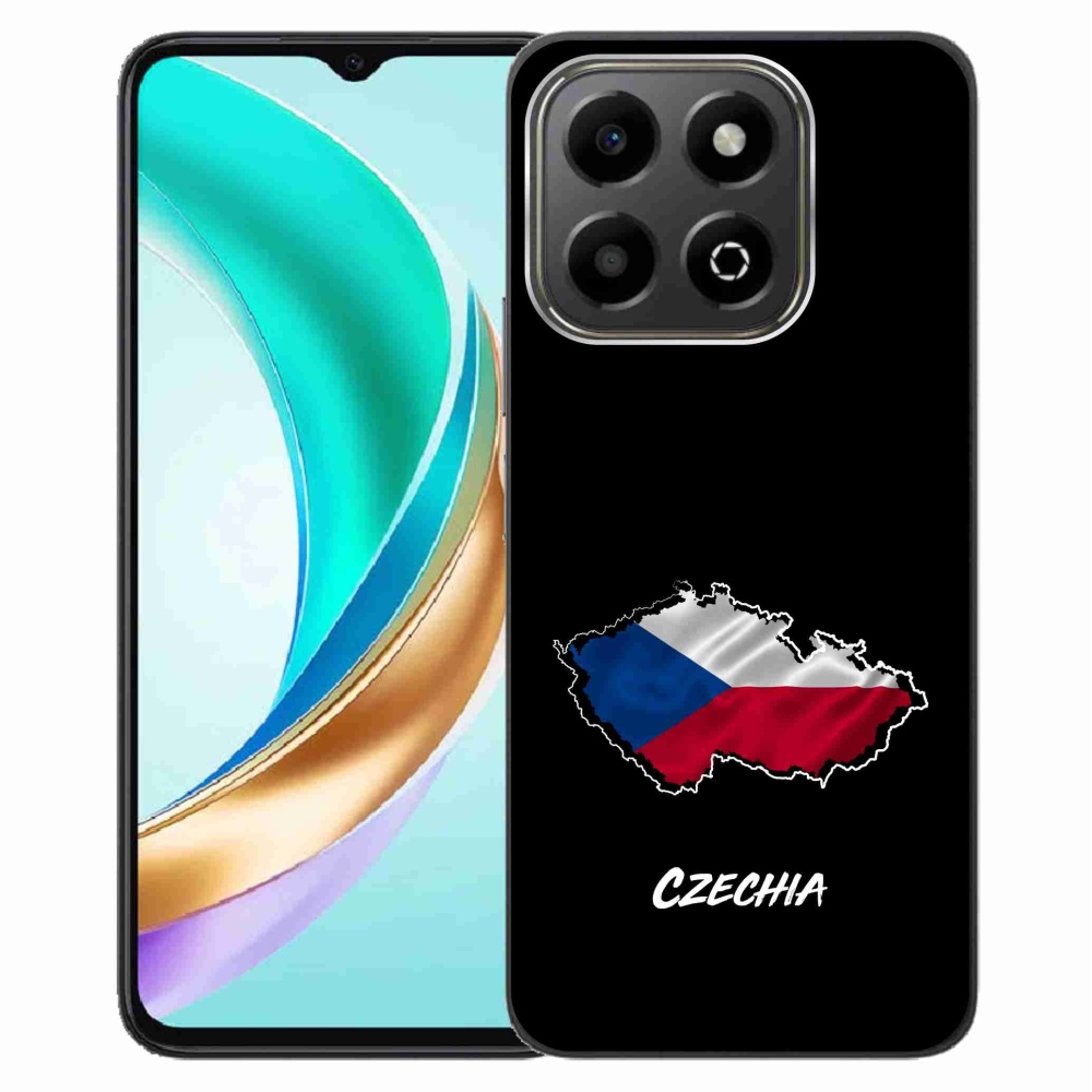 Gél borítás mmCase a Honor X6b készülékhez - Csehország fekete háttér