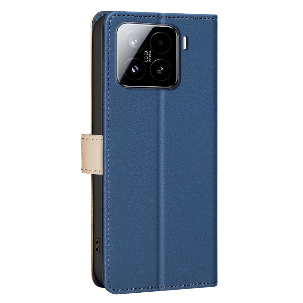 BNF DUO könyvtáska Xiaomi 15 Pro-hoz - kék