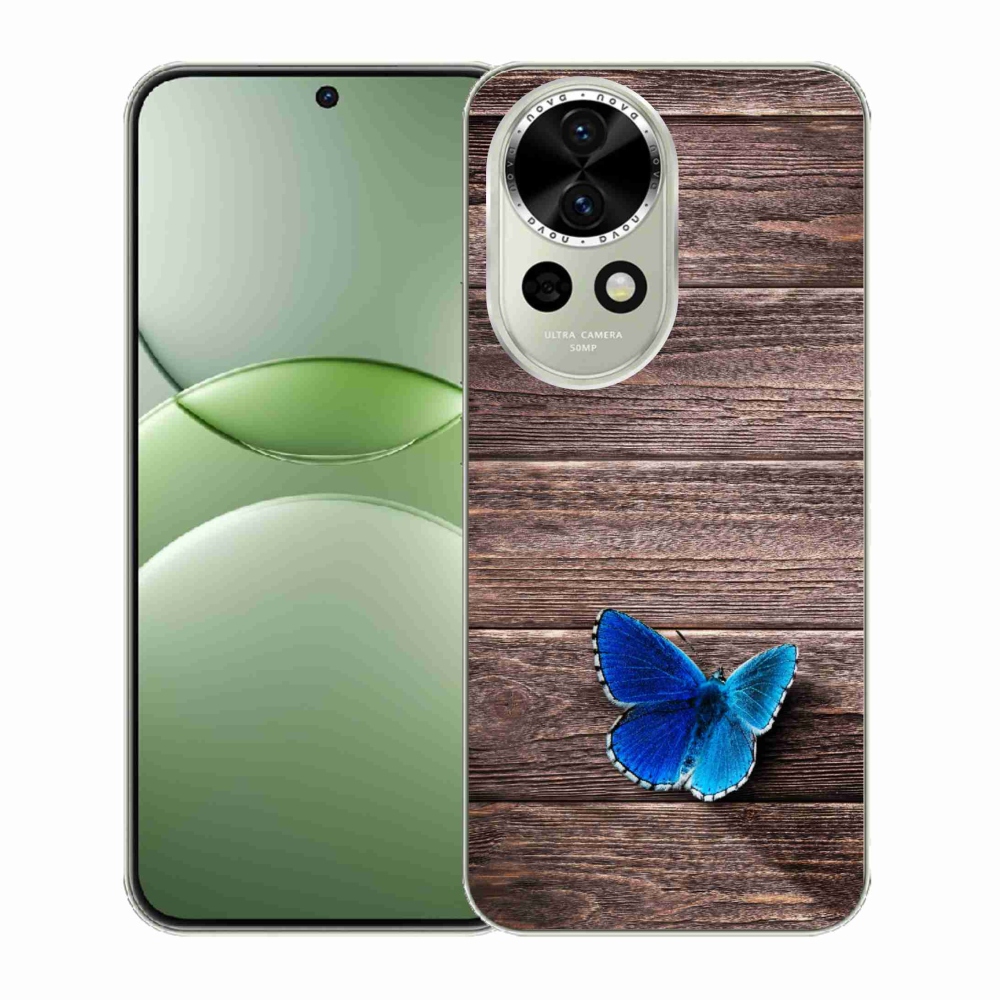 Gél védőhuzat mmCase a Huawei Nova 13 5G készülékhez - kék pillangó 1