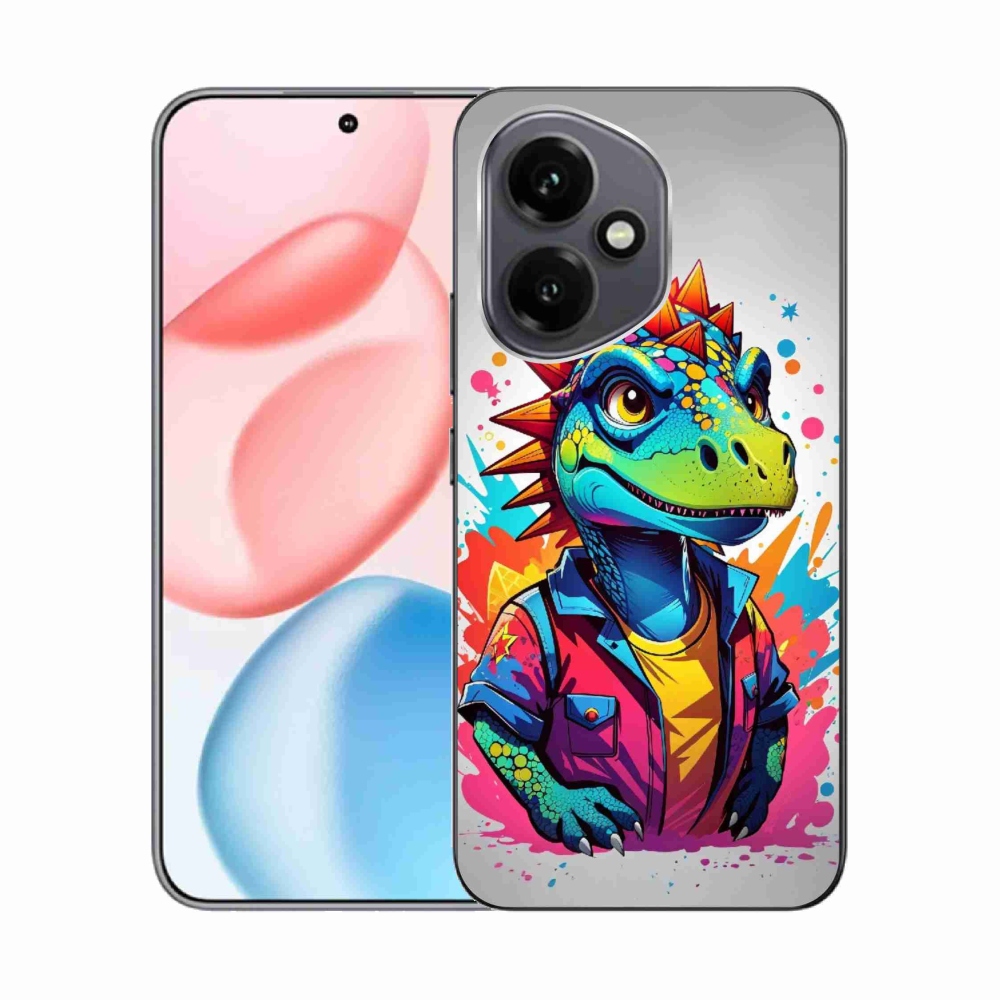 Zselés borító mmCase a Honor 400-hoz - színes dinoszaurusz