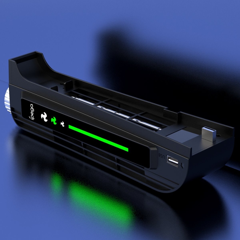 iPega P5031 Kiegészítő hűtés a PS5-hez fekete színben