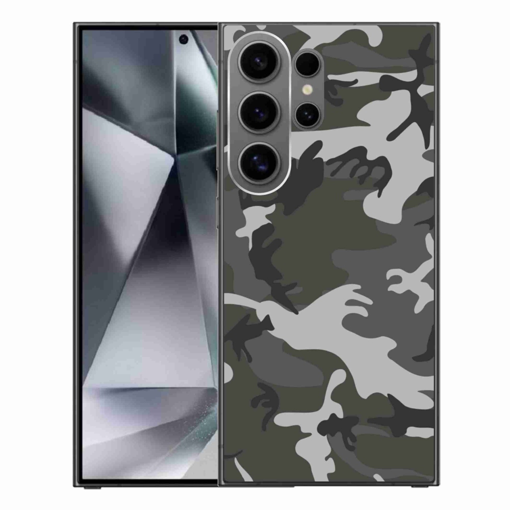 Zselés borítás mmCase Samsung Galaxy S24 Ultra készülékhez - álcázó mintázat