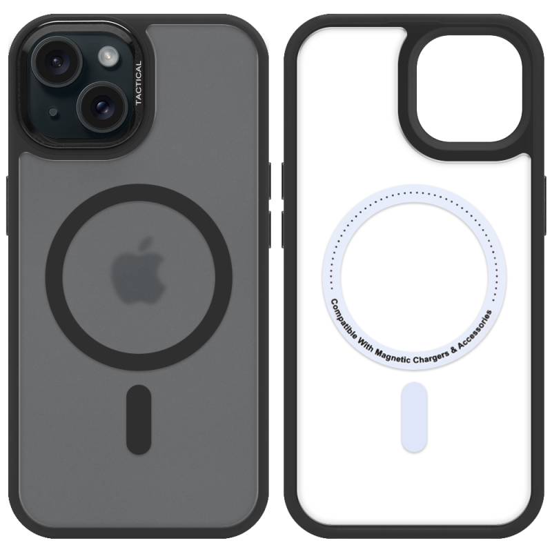 Tactical MagForce Hyperstealth 3.0 tok az Apple iPhone 15-hez, Asphalt színben