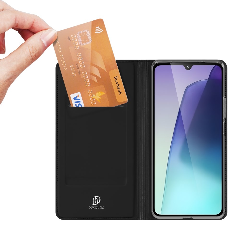 DUX könyvtáska a Xiaomi Poco C75/Redmi 14C készülékhez - fekete