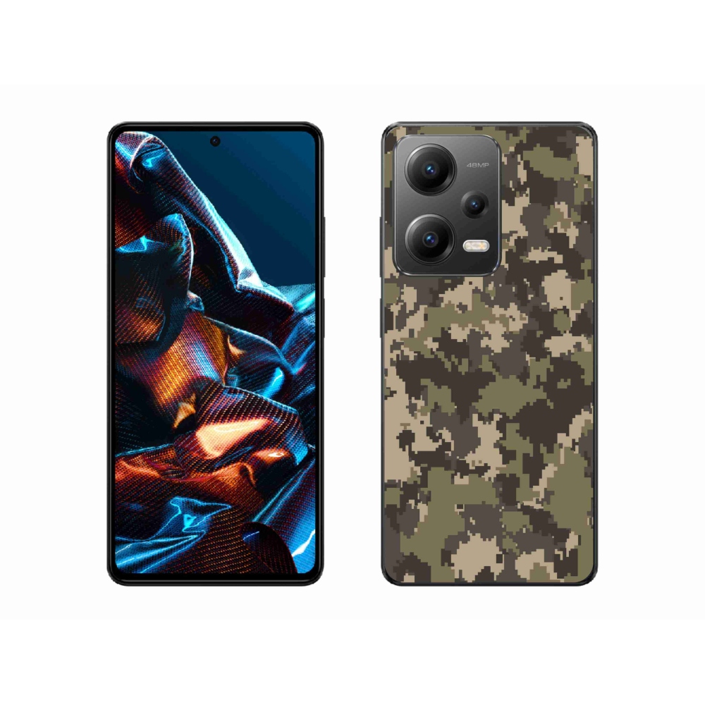 Gél borítás mmCase a Xiaomi Redmi Note 12 Pro 5G-hez - álcázott minta 12