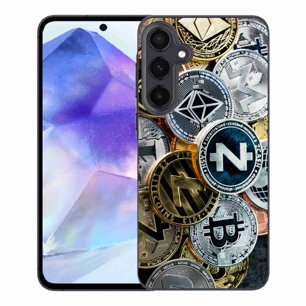 Gél borítás mmCase Samsung Galaxy A55 5G - kriptovalutákhoz