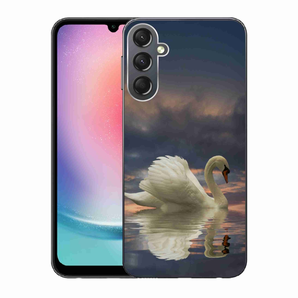 Zselés borítás mmCase Samsung Galaxy A24 készülékhez - hattyú