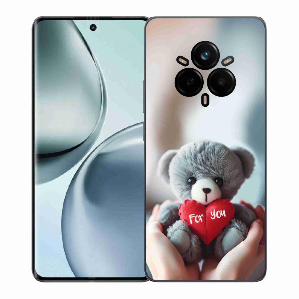 Gél borítás mmCase a Realme 14 Pro 5G számára - mackó a szerelmesek számára