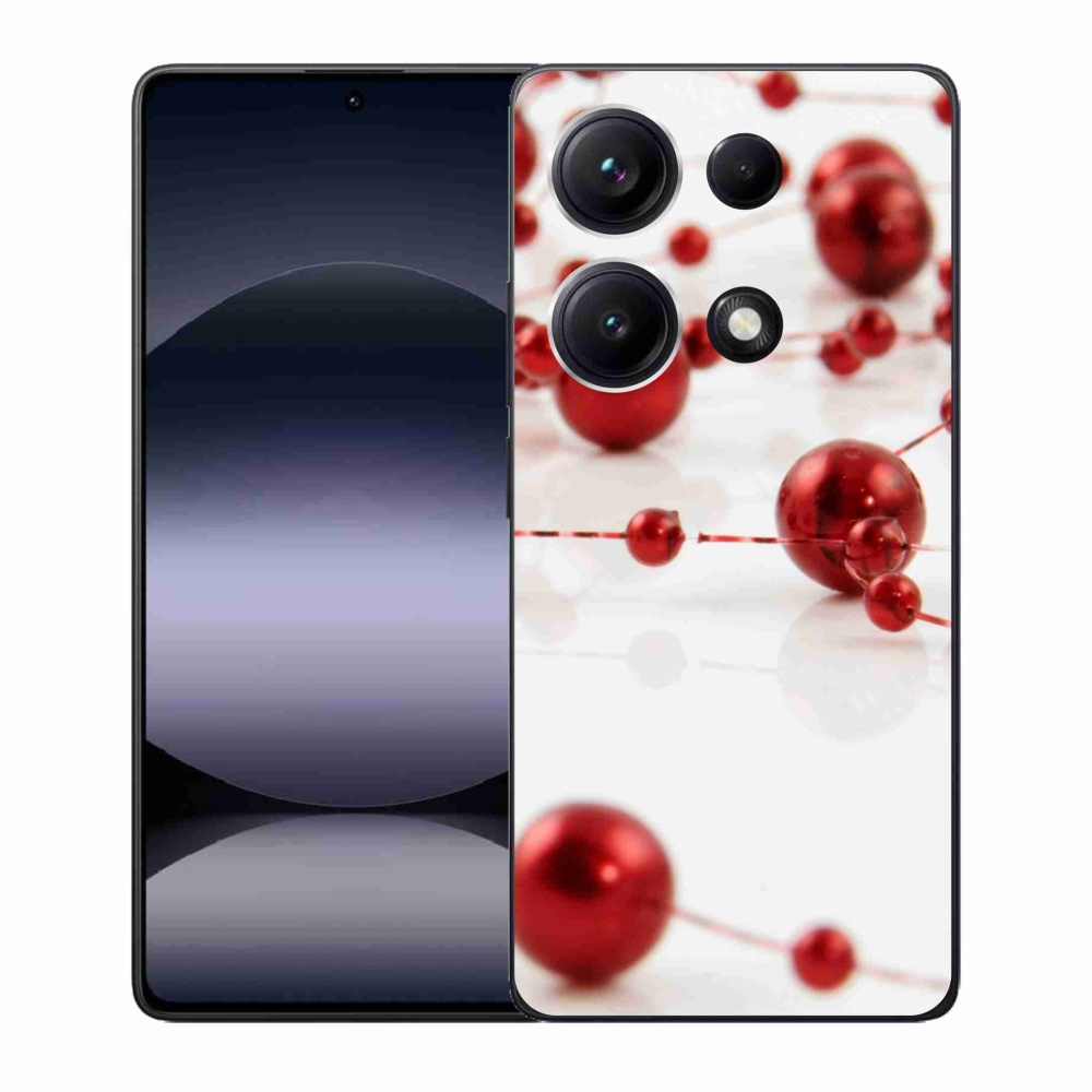 Gél borító mmCase a Xiaomi Redmi Note 14S-hez - karácsonyi lánc