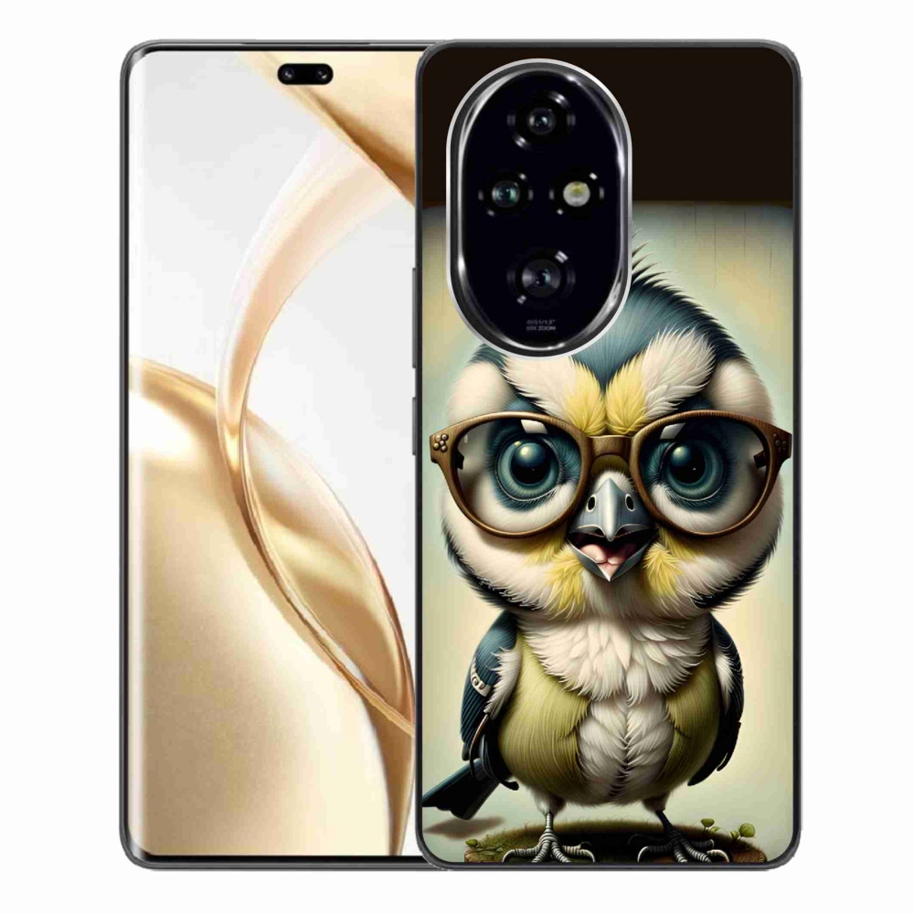 Zselés borítás mmCase a Honor 200 Pro 5G - cub szemüveggel