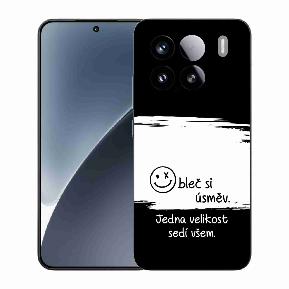 Gél borító mmCase a Xiaomi 15-hez - vicces szöveg 8 fehér és fekete háttérrel