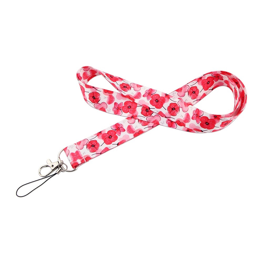 Virágmintás nyakpánt pisztolytáskához - E minta