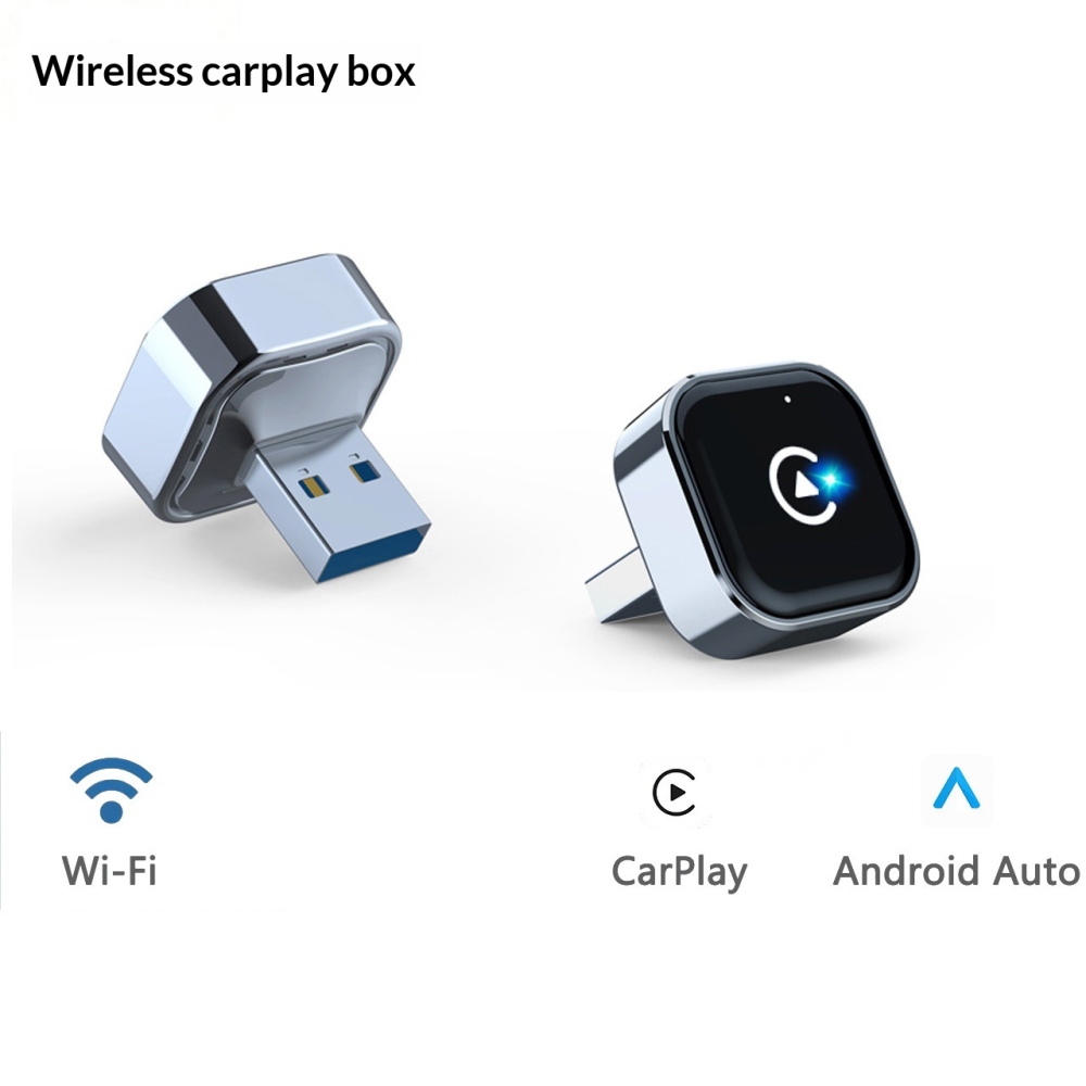 K16C mini vezeték nélküli adapter CarPlay és Android Auto USB-A