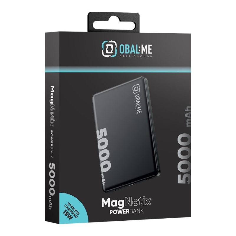 CSOMAGOLÁS: ME MagNetix 5000 mAh-s powerbank, fekete