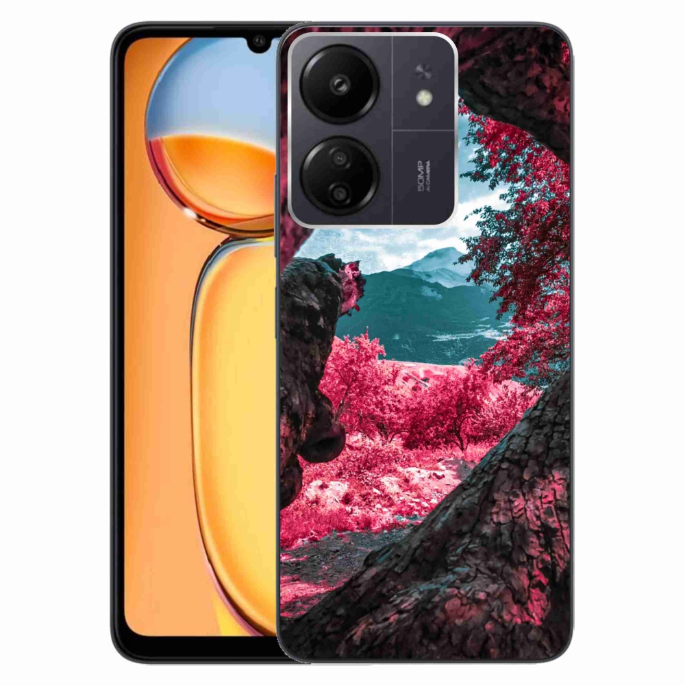 Gél borítás mmCase a Xiaomi Poco C65/Redmi 13C-hez - hegyi kilátás