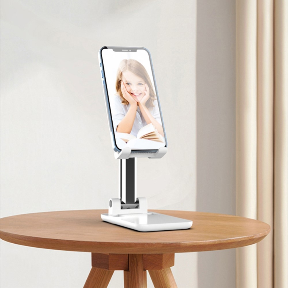 CCT összecsukható mobiltelefon tartó az íróasztalra - fehér