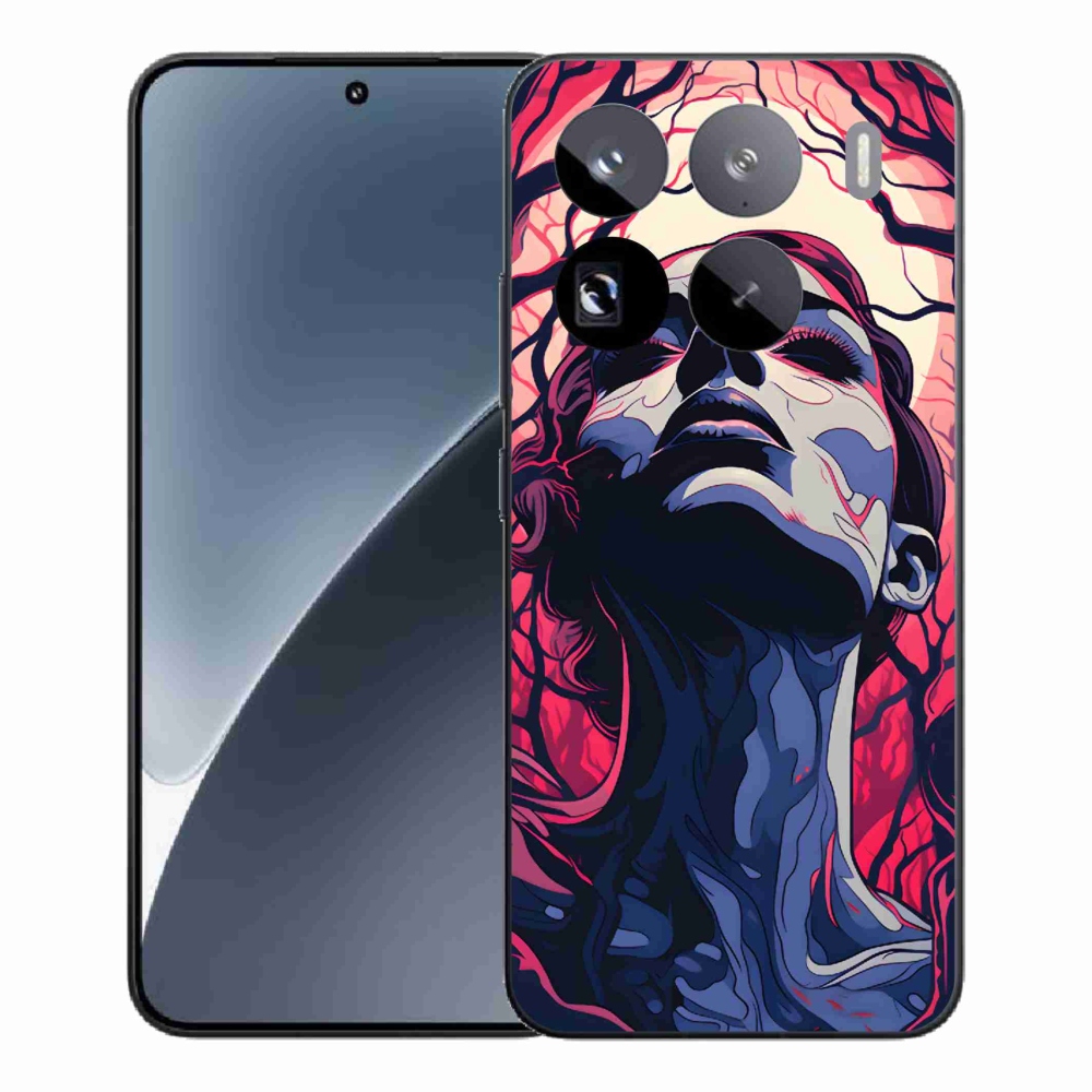 Gél borítás mmCase a Xiaomi 15 Pro számára - absztrakt arc