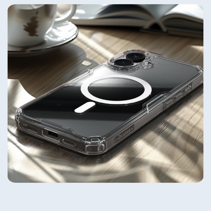 Nillkin Nature TPU PRO mágneses borítás Apple iPhone 16-hoz Átlátszó