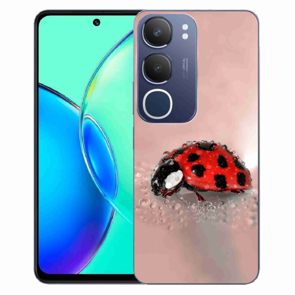 Zselés borítás mmCase Vivo Y19s készülékhez - katicabogár
