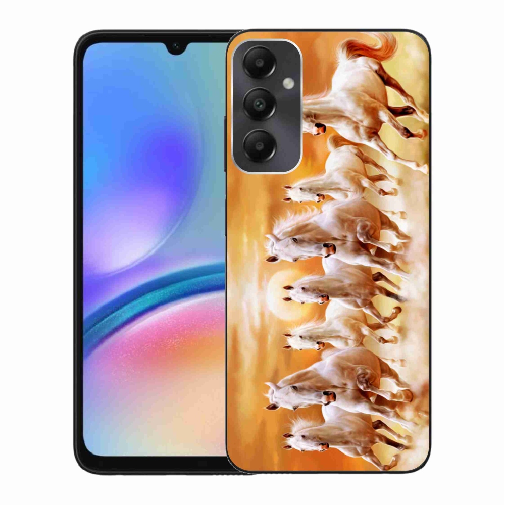 Gél tok mmCase a Samsung Galaxy A05s készülékhez - lovak 2