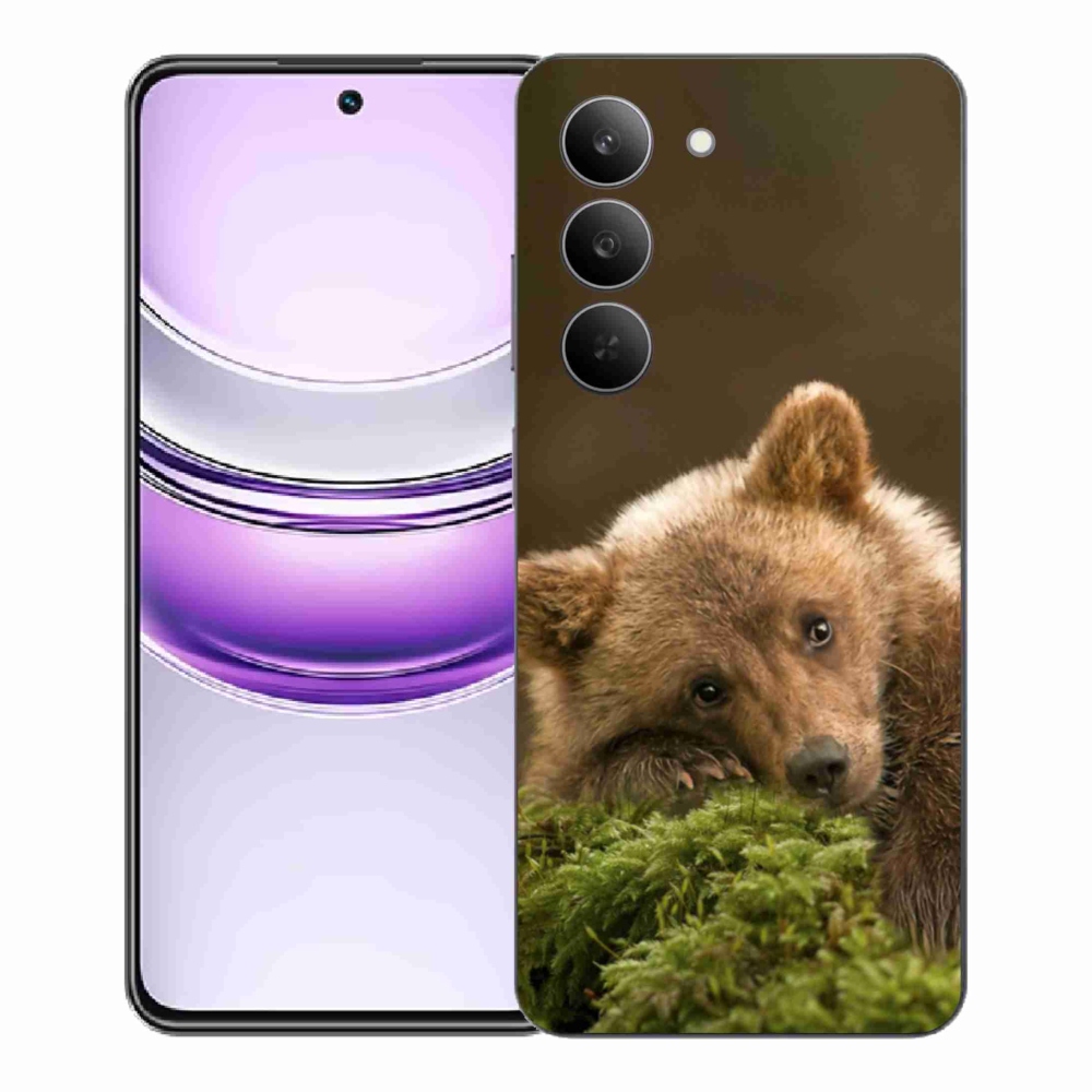 Zselés borítás mmCase a Realme 14x 5G készülékhez - medve