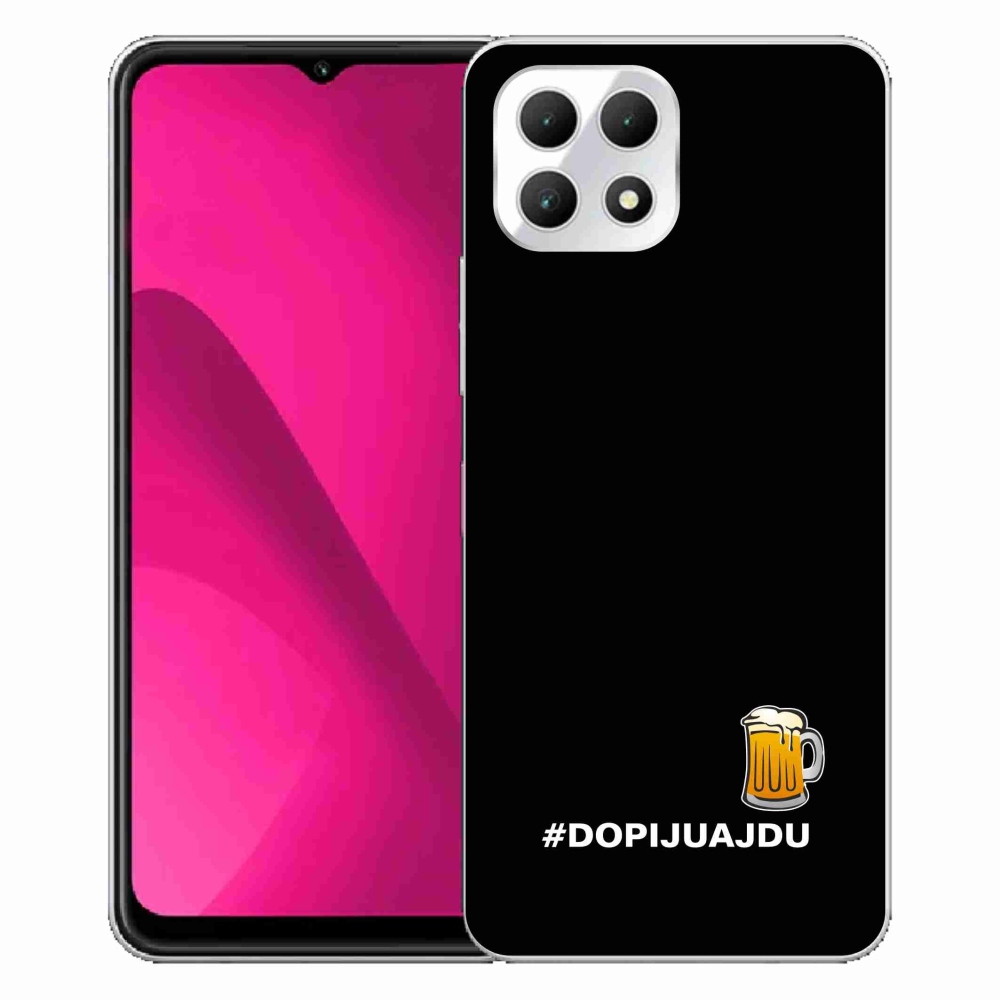 Gél borítás mmCase a T-Mobile T Phone 2 készülékhez - sör motívum 1 fekete háttér