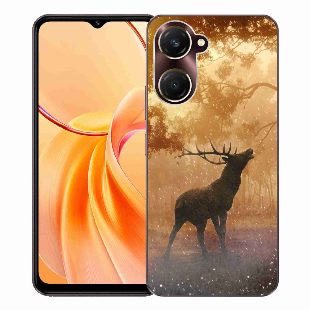 Zselés borítás mmCase a Vivo Y28s 5G-hez - szarvasok a vadászaton