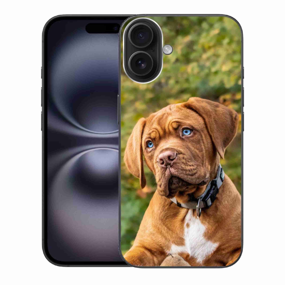 Zselés borítás mmCase iPhone 16 Plus készülékhez - kölyökkék