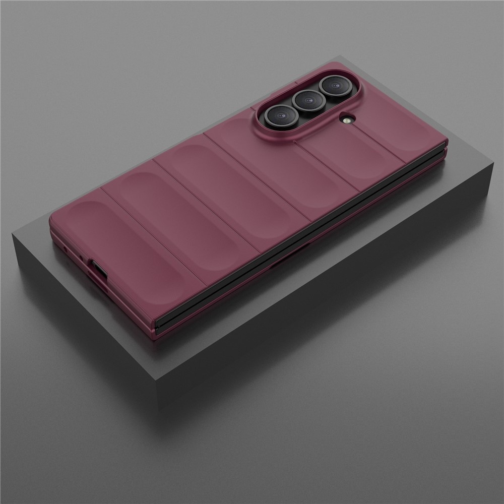 Rugg tartós zselés tok Samsung Galaxy Z Fold7 5G - bordó színben