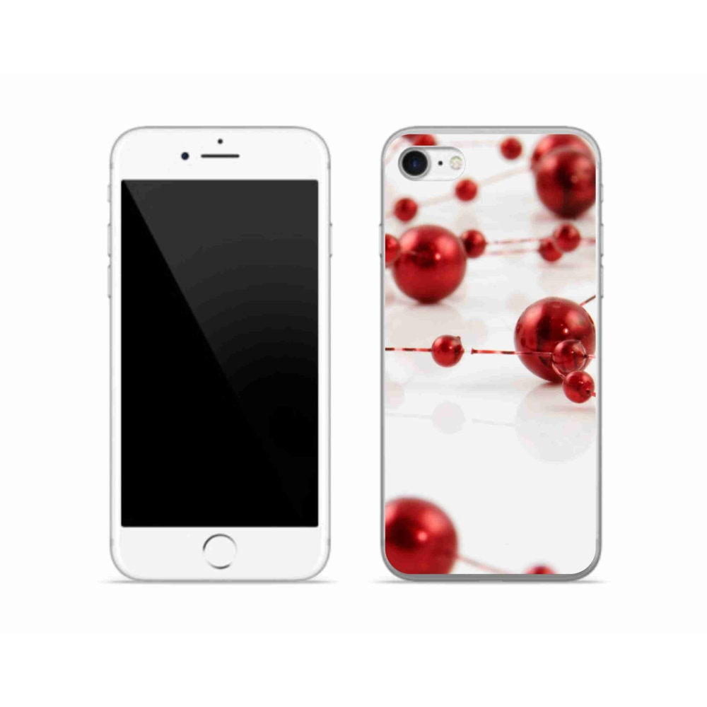 Zselés borítás mmCase iPhone SE (2020) - Karácsonyi lánc