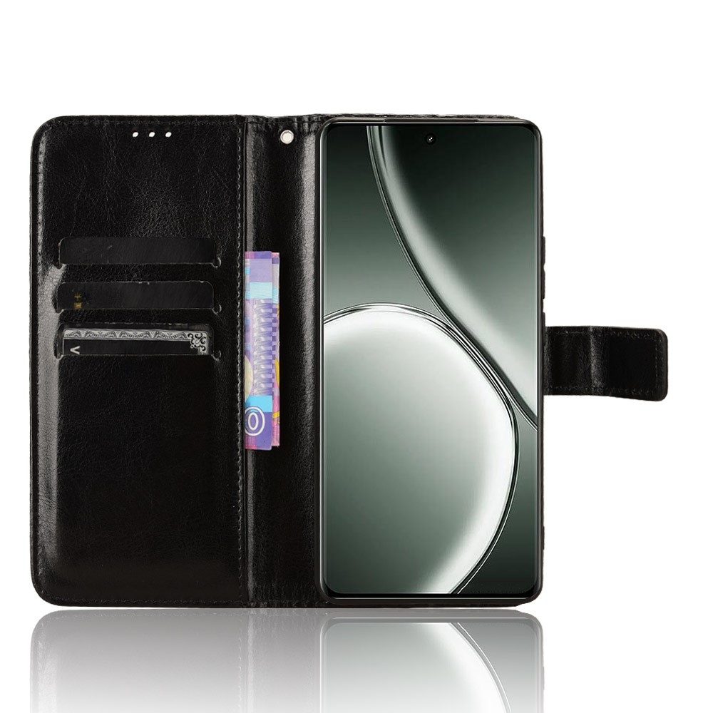 Őrült könyvtáska Realme GT 6 5G/GT 6T 5G - fekete