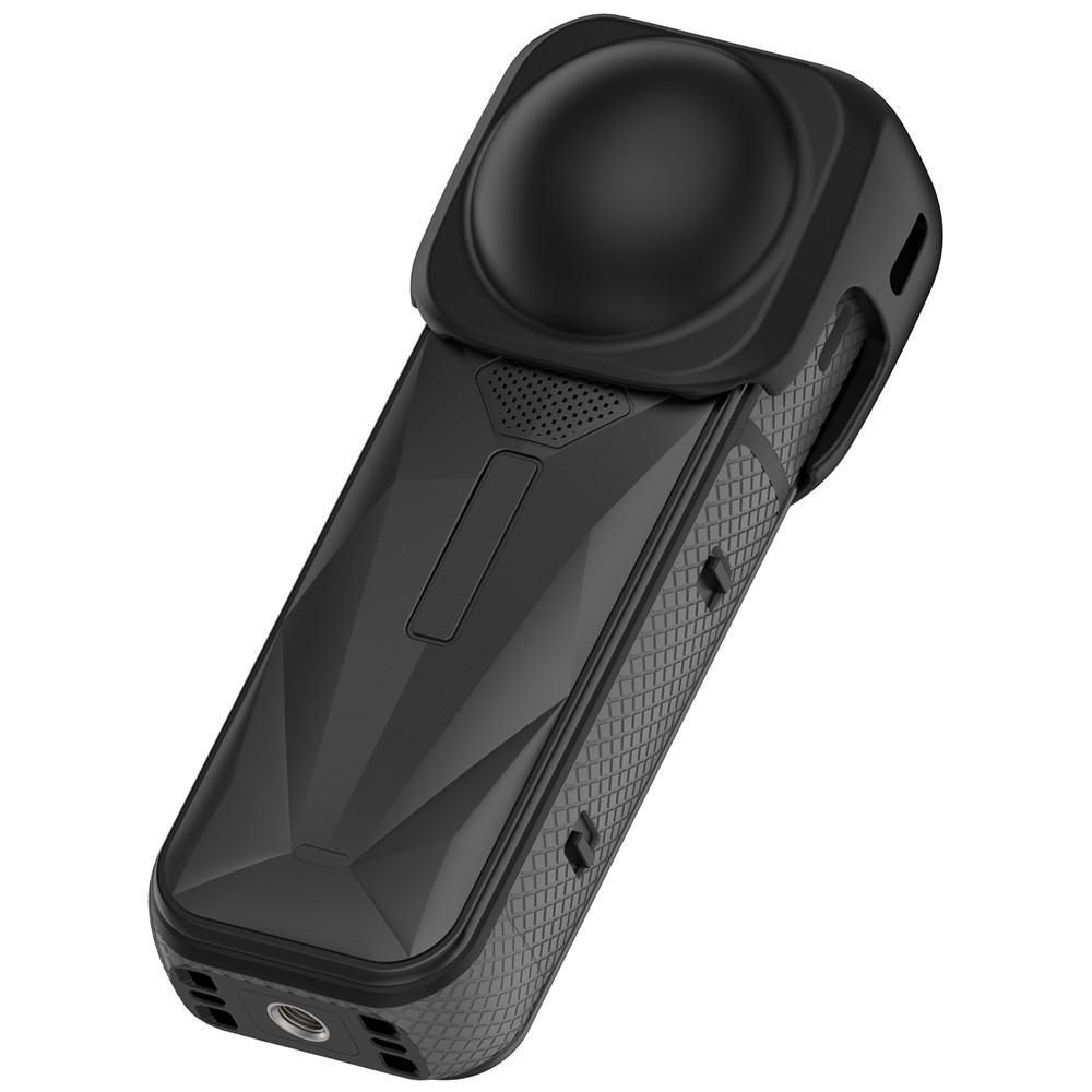 Szilikon lencsevédő Insta360 X5 és X4 készülékekhez - fekete