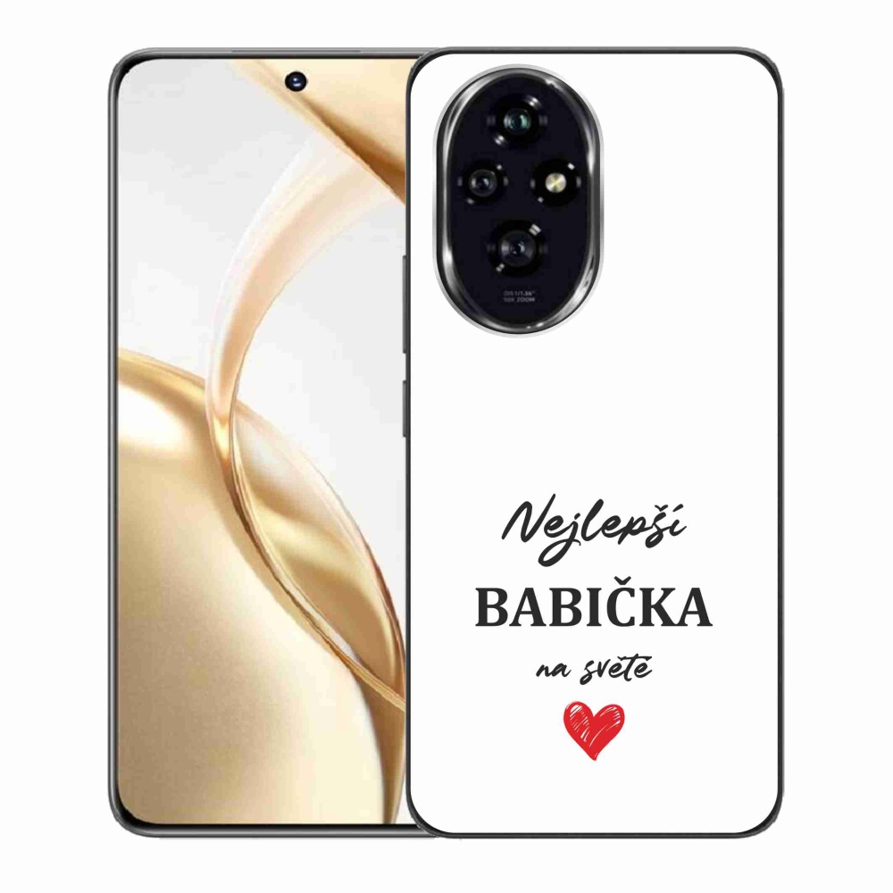 Gél borítás mmCase a Honor 200 5G készülékhez - Best Grandma 1 fehér háttér