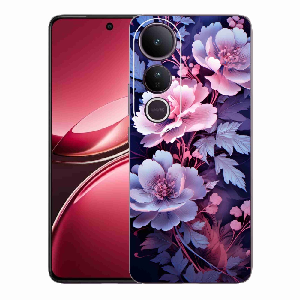 Gél borító mmCase a Vivo V50 Lite 4G/5G-hez - virágok 11