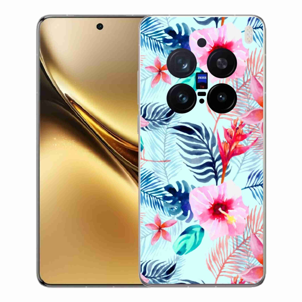 Zselés borítás mmCase a Vivo X200 Pro 5G készülékhez - virágok