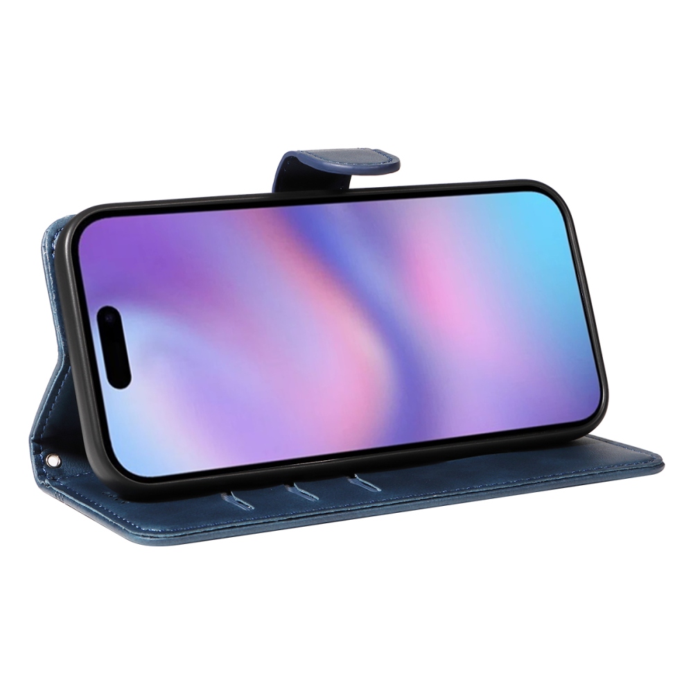 Póló alakú könyvtáska iPhone 17 készülékhez - kék