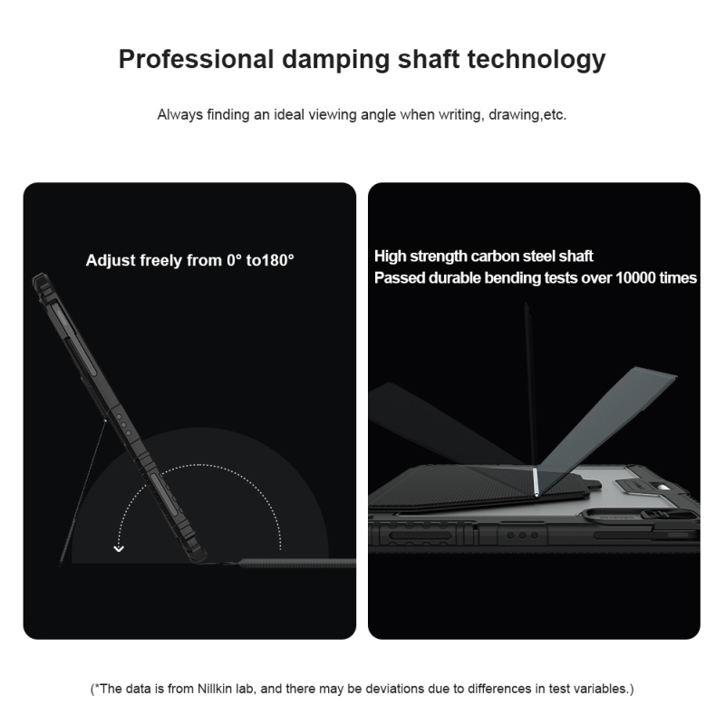 Nillkin Bumper Link billentyűzet tok (háttérvilágításos verzió) iPad Pro 13 2024 Fekete