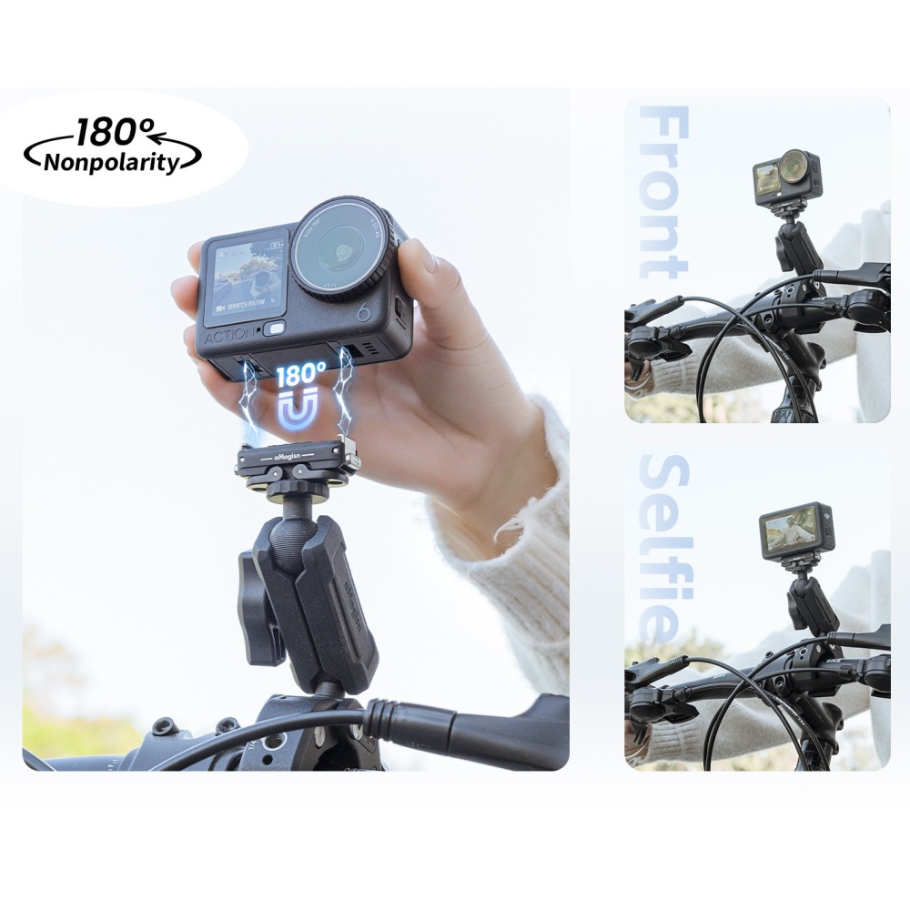 AMAGISN Kétoldalas, állítható gyorskioldó adapter DJI Osmo Action 6-hoz