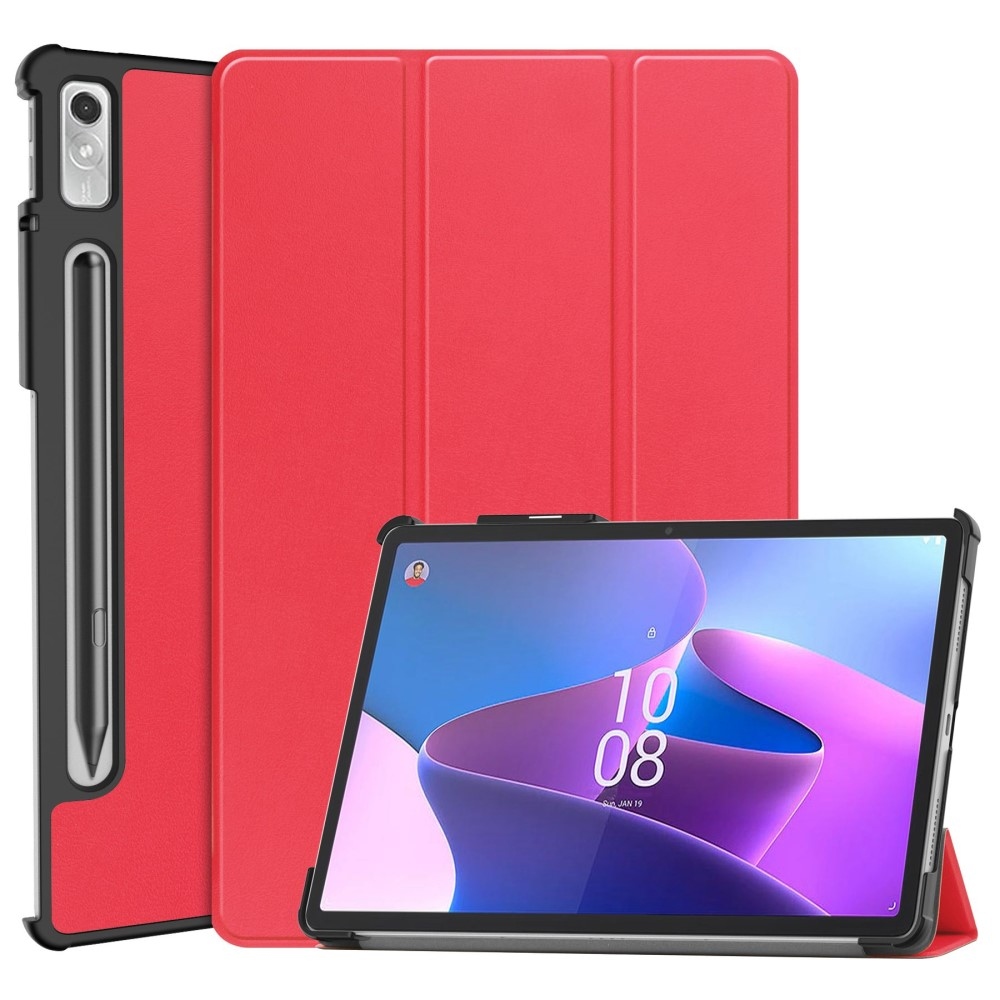 Ügyes záró tok a Lenovo Tab P11 Pro (2.Gen) számára - piros