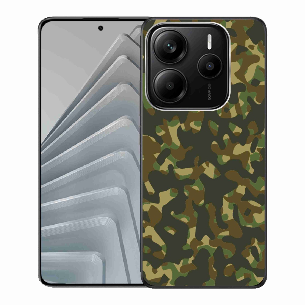 Gél borítás mmCase a Xiaomi Redmi Note 14 5G-hez - álcázó mintázat 1