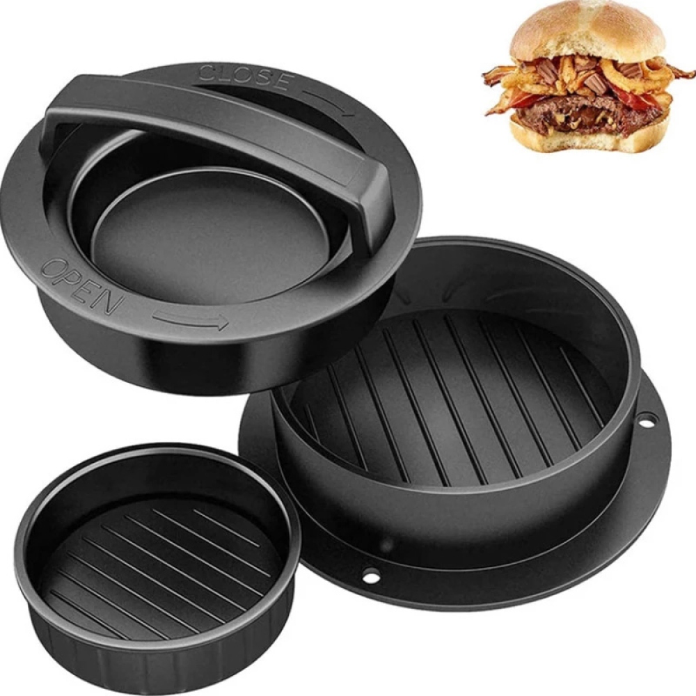3 az 1-ben töltött hamburgerforma
