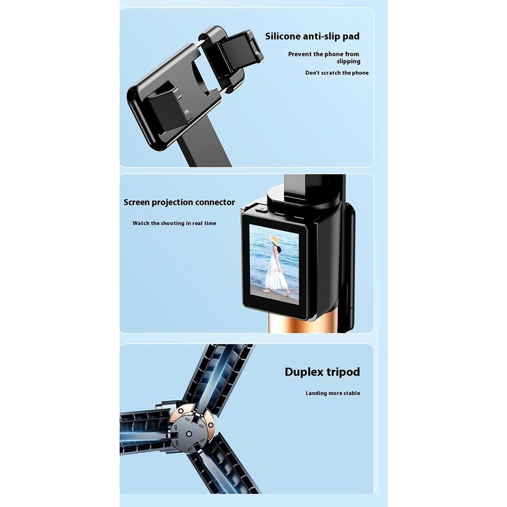 CL07 szelfibot állvánnyal és kijelzővel 1,7 m