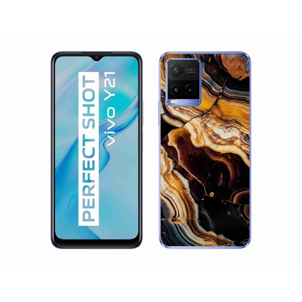 Zselés borító mmCase a Vivo Y21/Y21s/Y33s készülékhez - absztrakt motívum 26