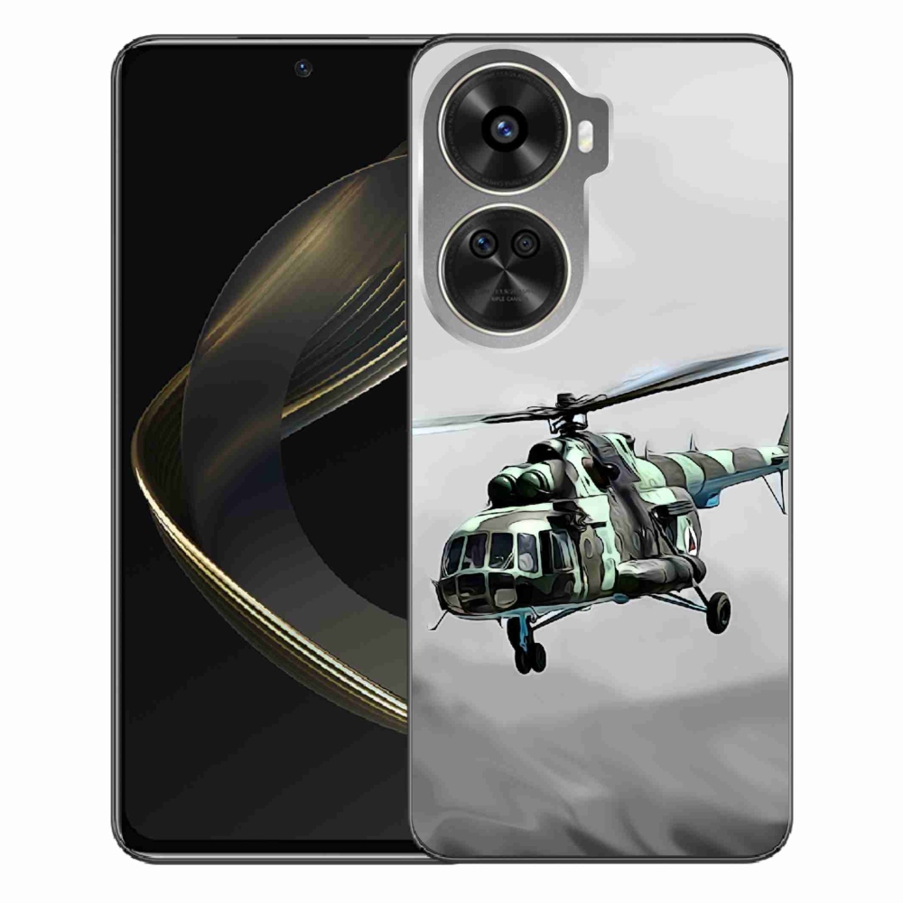Gél borítás mmCase a Huawei Nova 12 SE-n - katonai helikopter