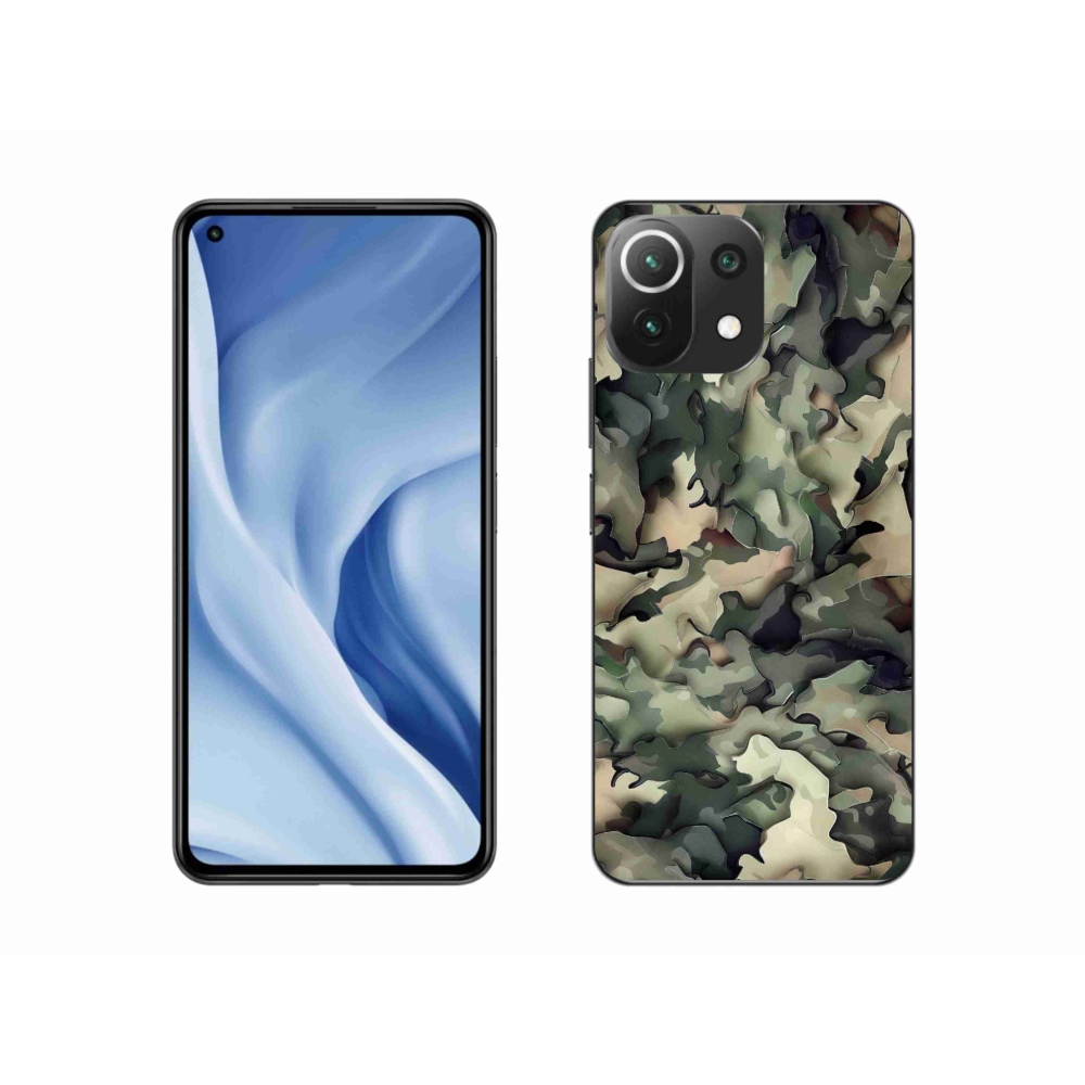 Gél borítás mmCase a Xiaomi Mi 11 Lite 4G/5G-hez - terepszínű minta 9